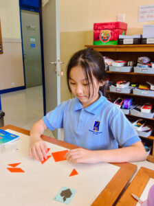 Piece by Piece: Building Metacognition with Tangrams